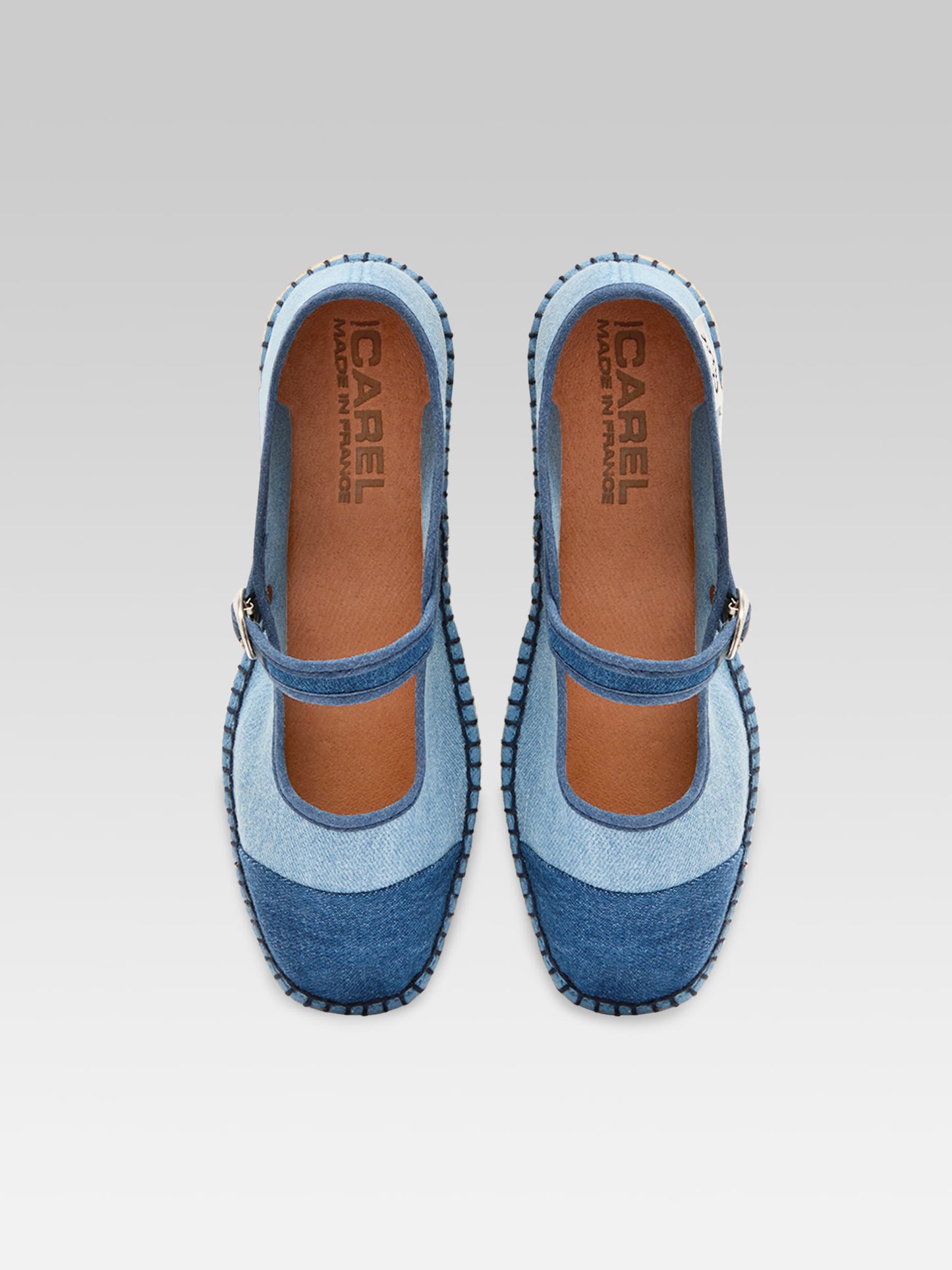 Paraiso - Espadrilles babies tissu bi-jeans