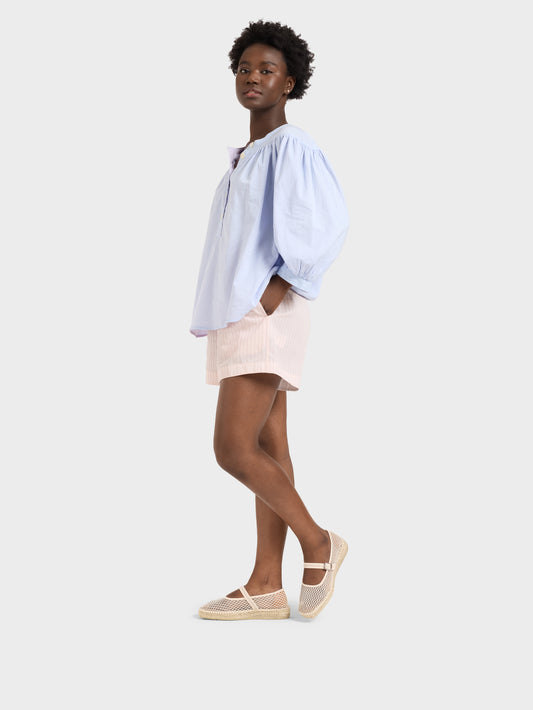 Lagoa - Ivory mesh Mary Jane espadrilles - Image number 7