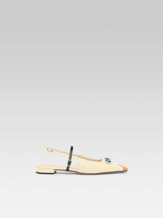 Pigeon P - Butter Patent Leather Slingback - Image number 1