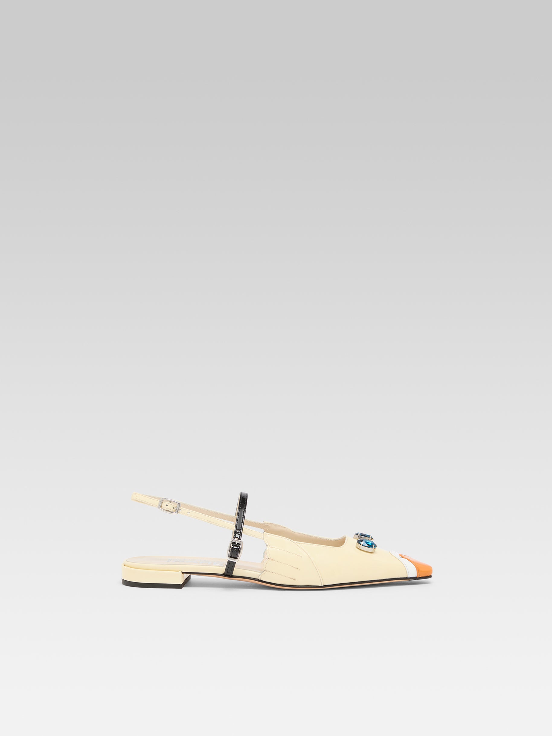 Pigeon P - Butter Patent Leather Slingback - Image number 1
