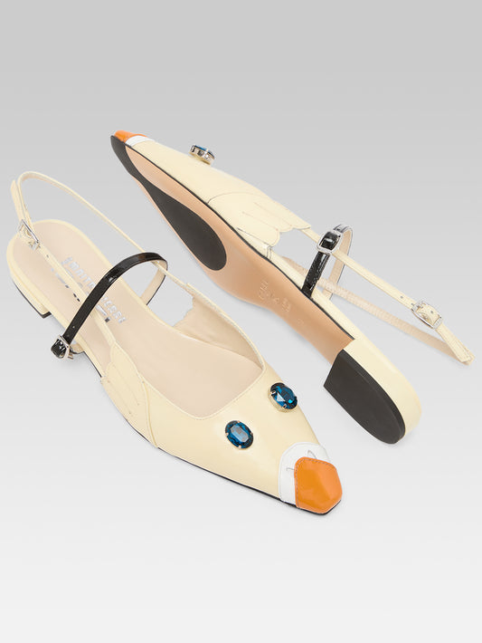 Pigeon P - Butter Patent Leather Slingback - Image number 6