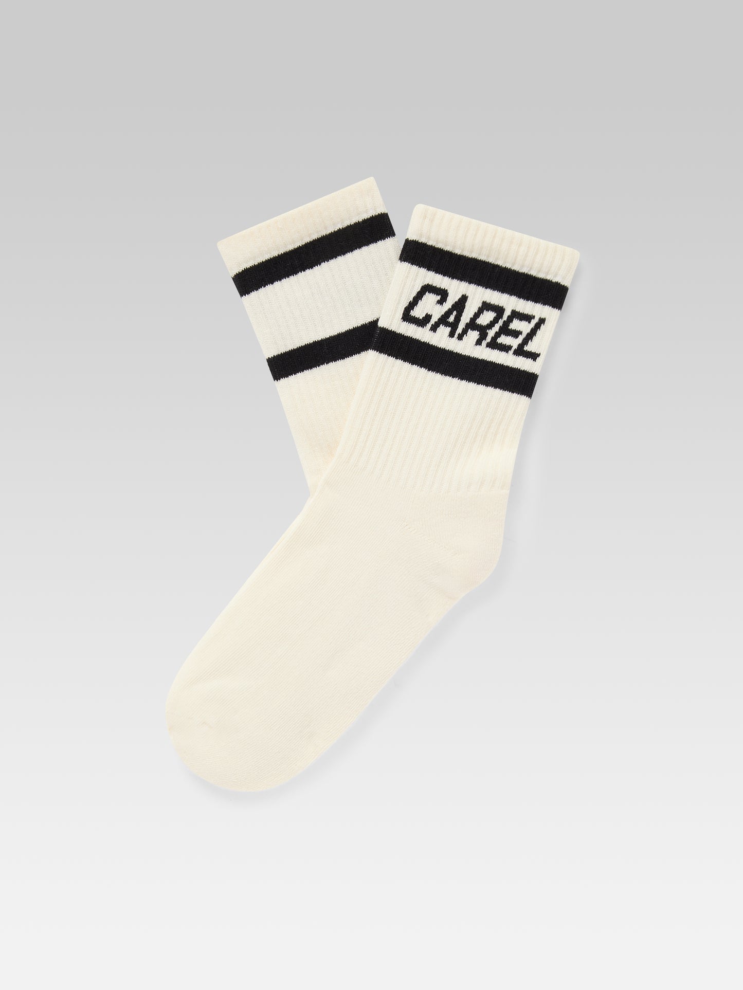 Danica - Chaussettes de sport courtes blanc et noir