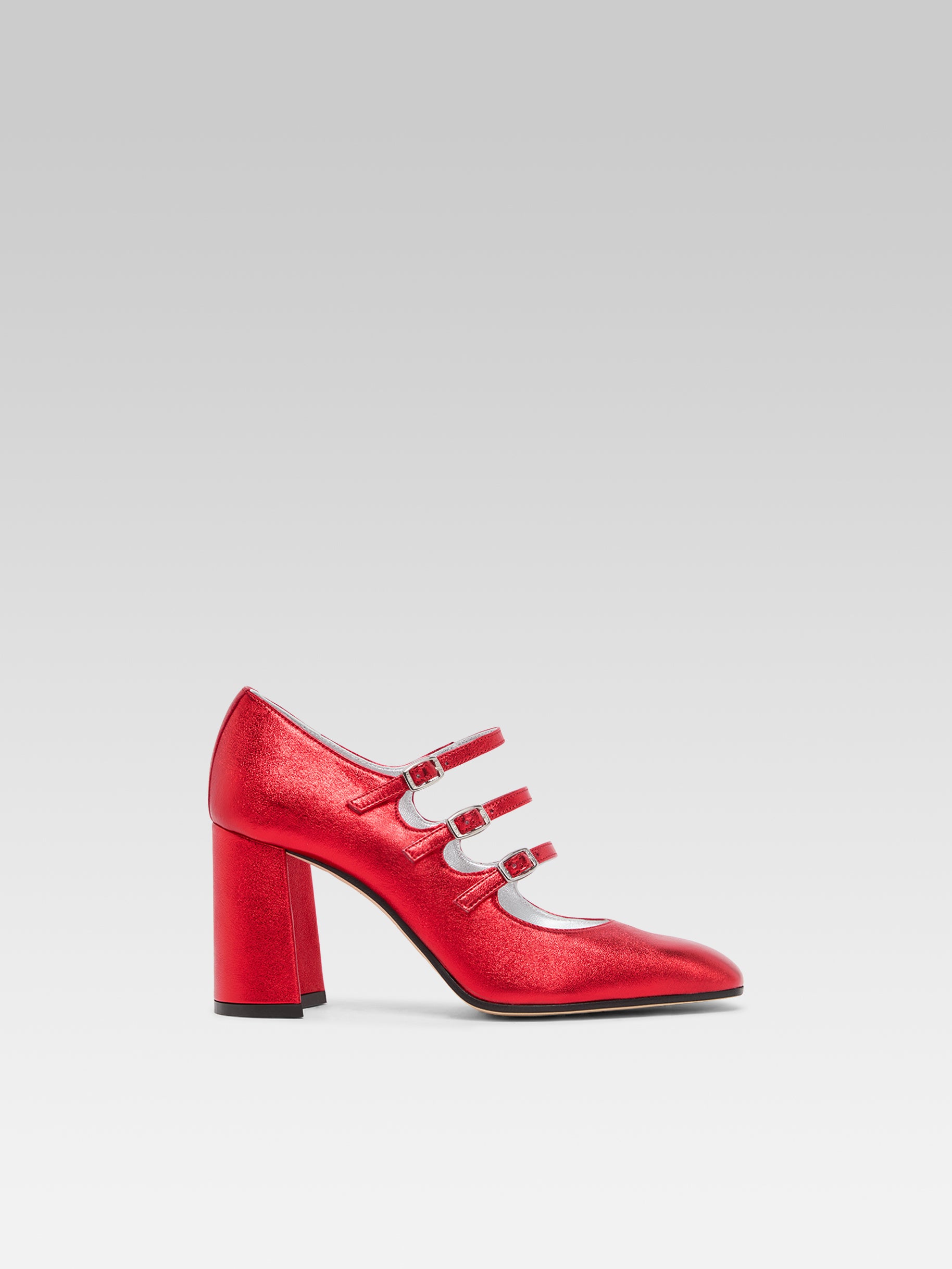 Keel - Red patent leather Mary Janes pumps | Carel Paris