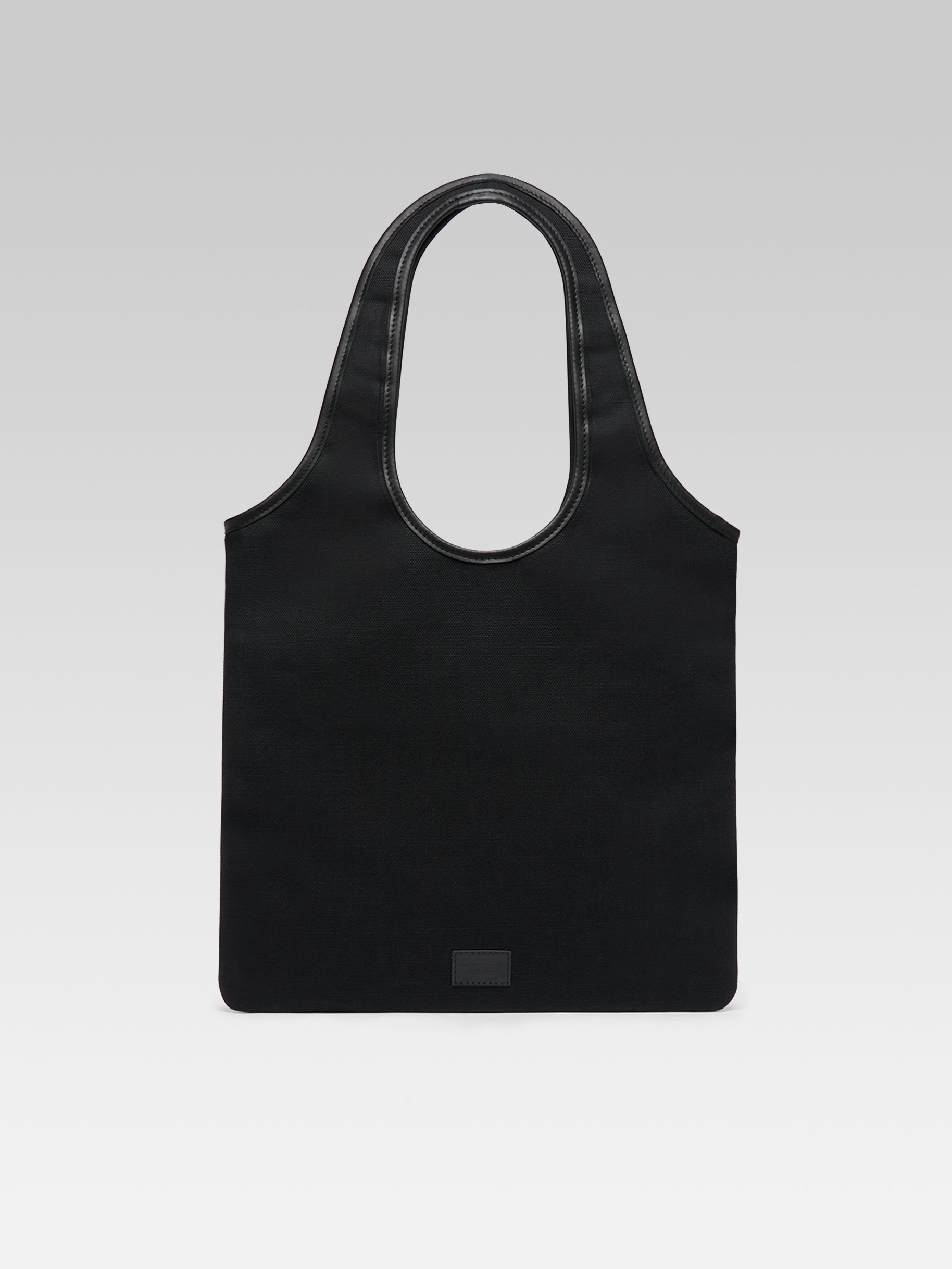 Alesia - Black fabric and leather bag - Image number 2