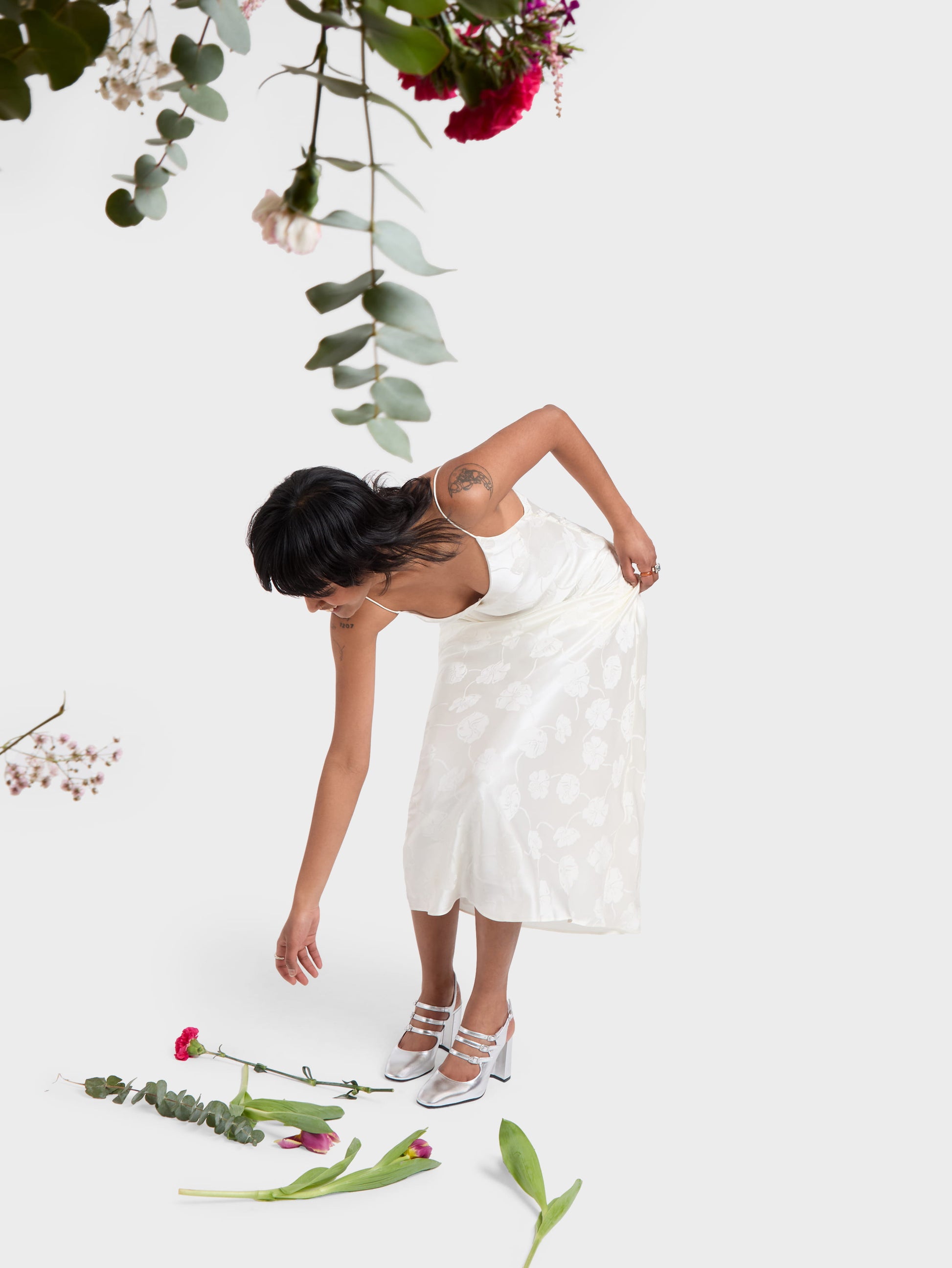 Promise - Babies slingback cuir laminé argent - Image numéro 9