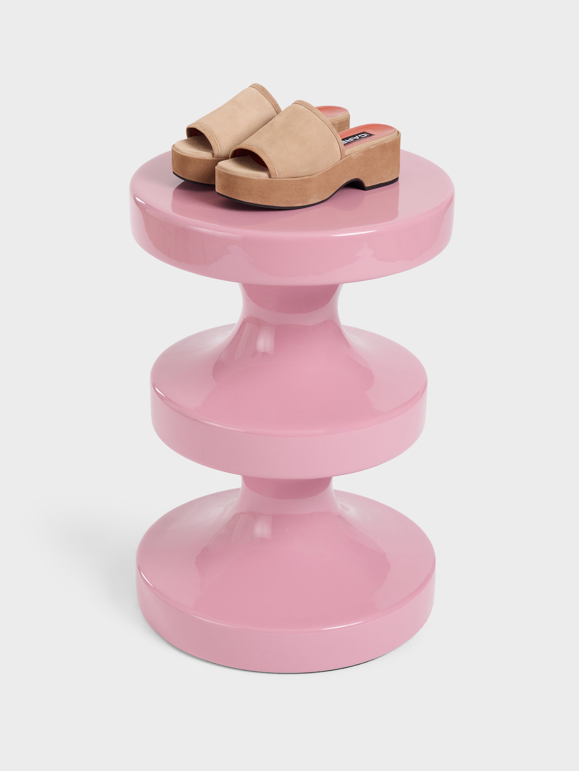 Adri - Mules cuir velours cappuccino - Image numéro 7