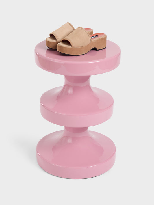 Adri - Cappuccino suede leather mules - Image number 7