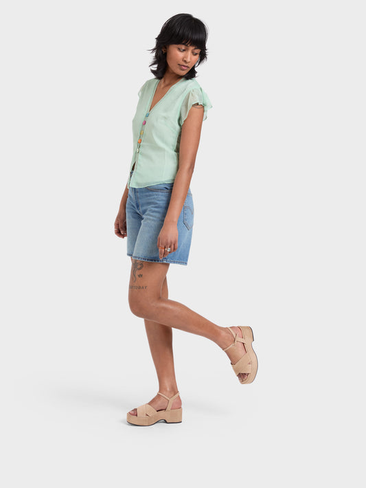 Carnaval - Sandales cuir velours cappuccino - Image numéro 8