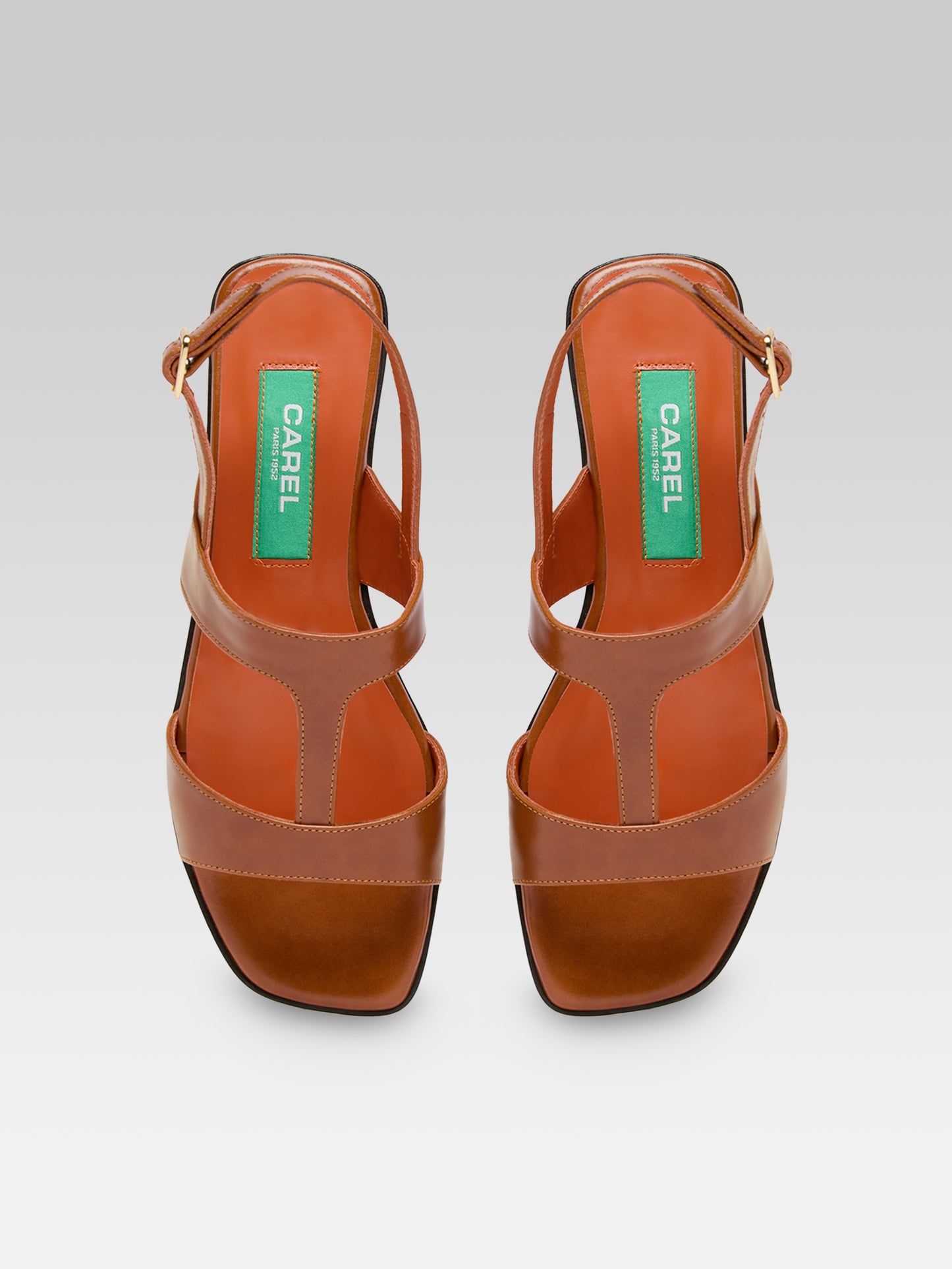 Roma - Cognac leather sandals