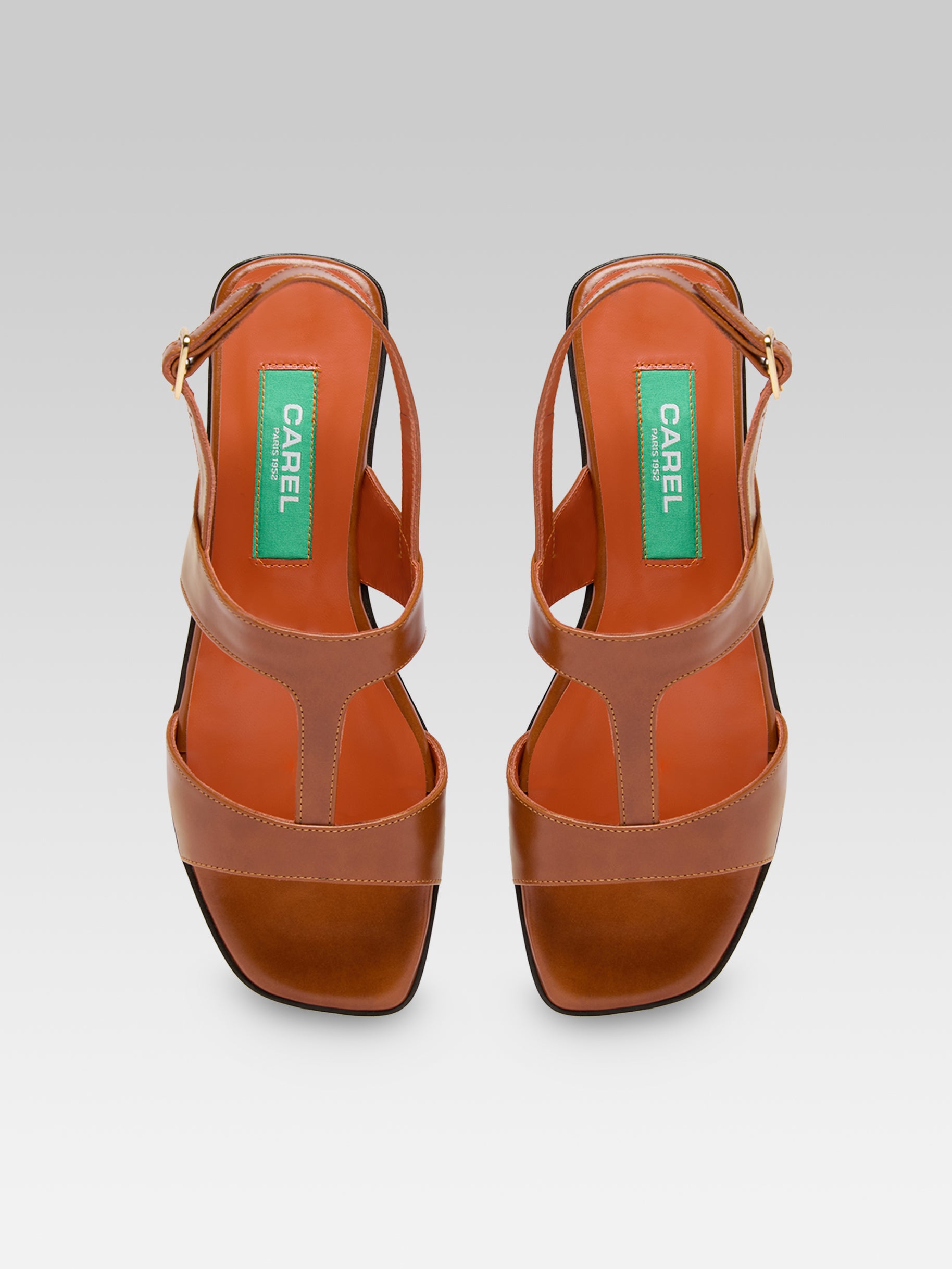 Roma - Cognac leather sandals - Image number 5