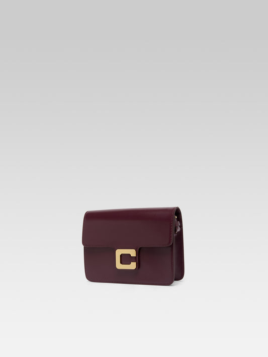 Mabillon - Sac cuir aubergine - Image numéro 2