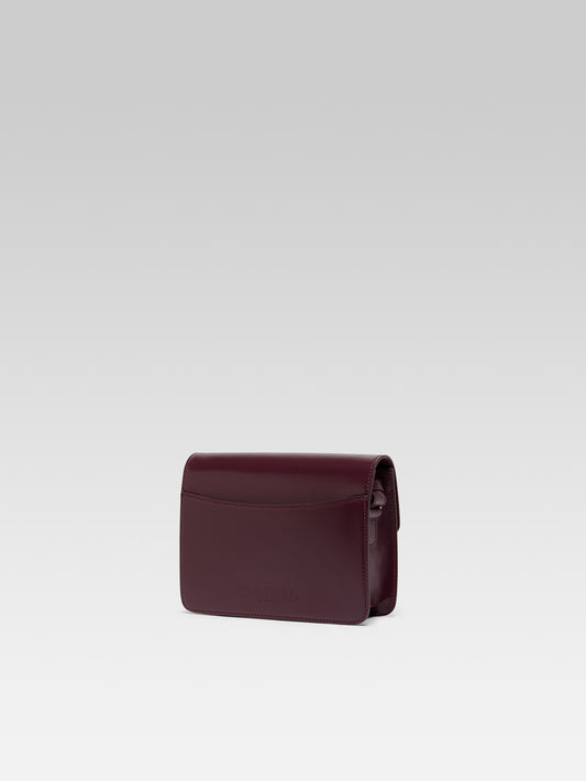 Mabillon - Sac cuir aubergine - Image numéro 5