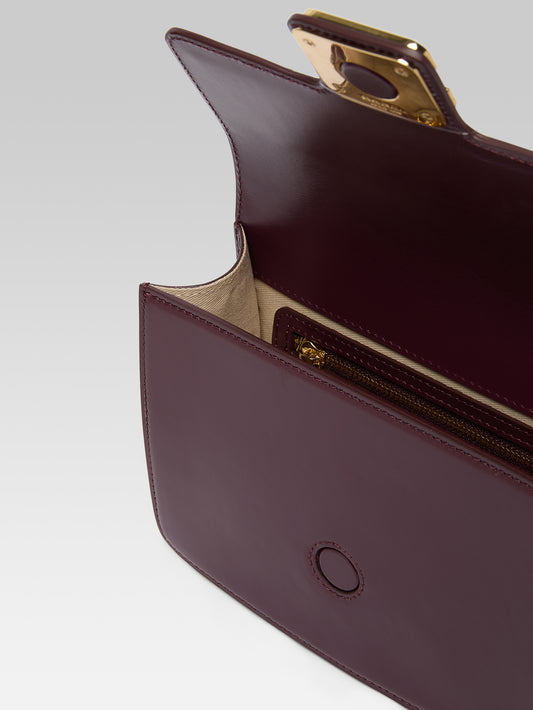 Mabillon - Eggplant leather bag - Image number 4
