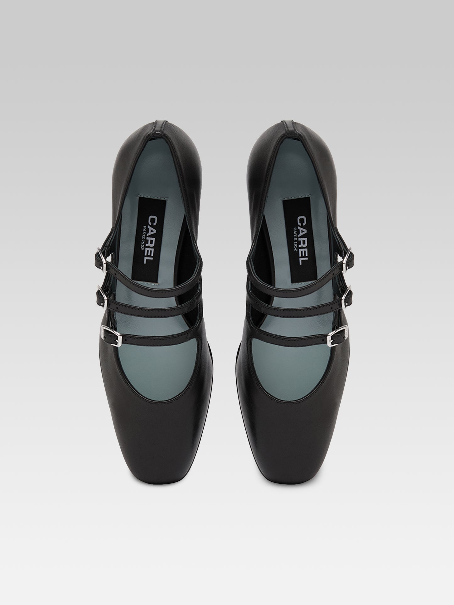 Kina s - Escarpins babies cuir noir
