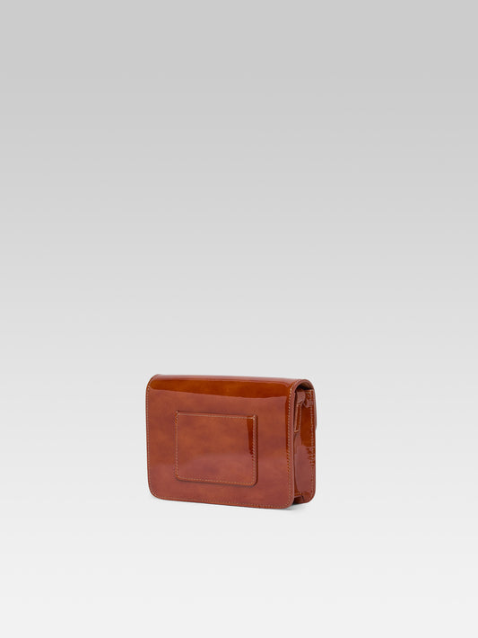 Mini Sorbonne - Camel patent leather bag - Image number 6
