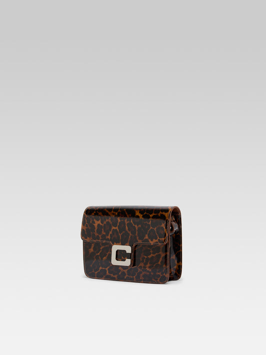 Mabillon - Sac cuir verni léopard - Image numéro 4