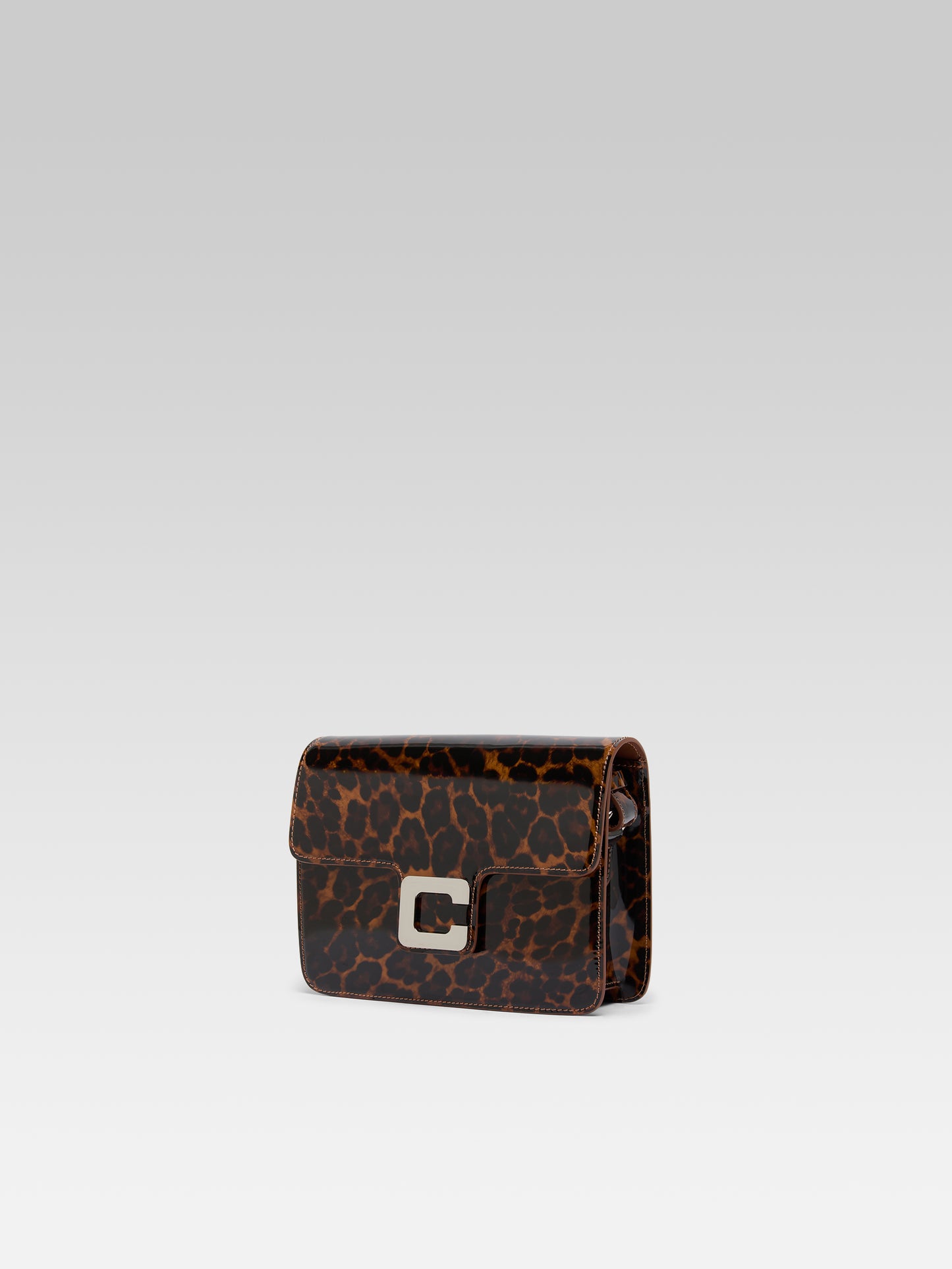 Mabillon - Sac cuir verni léopard