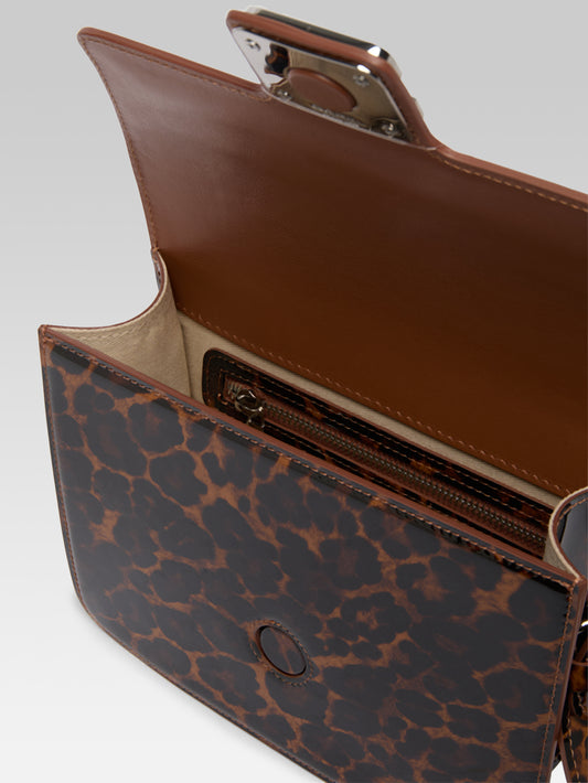 Mabillon - Sac cuir verni léopard - Image numéro 5