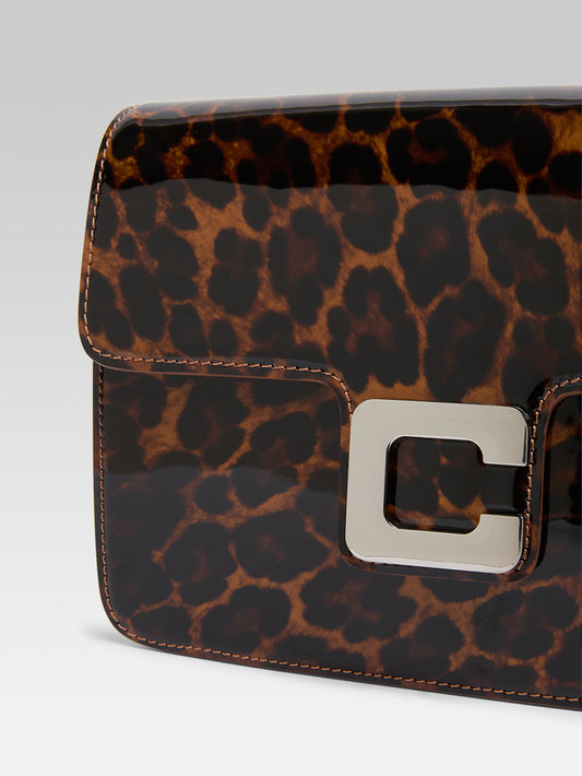 Mabillon - Sac cuir verni léopard - Image numéro 2