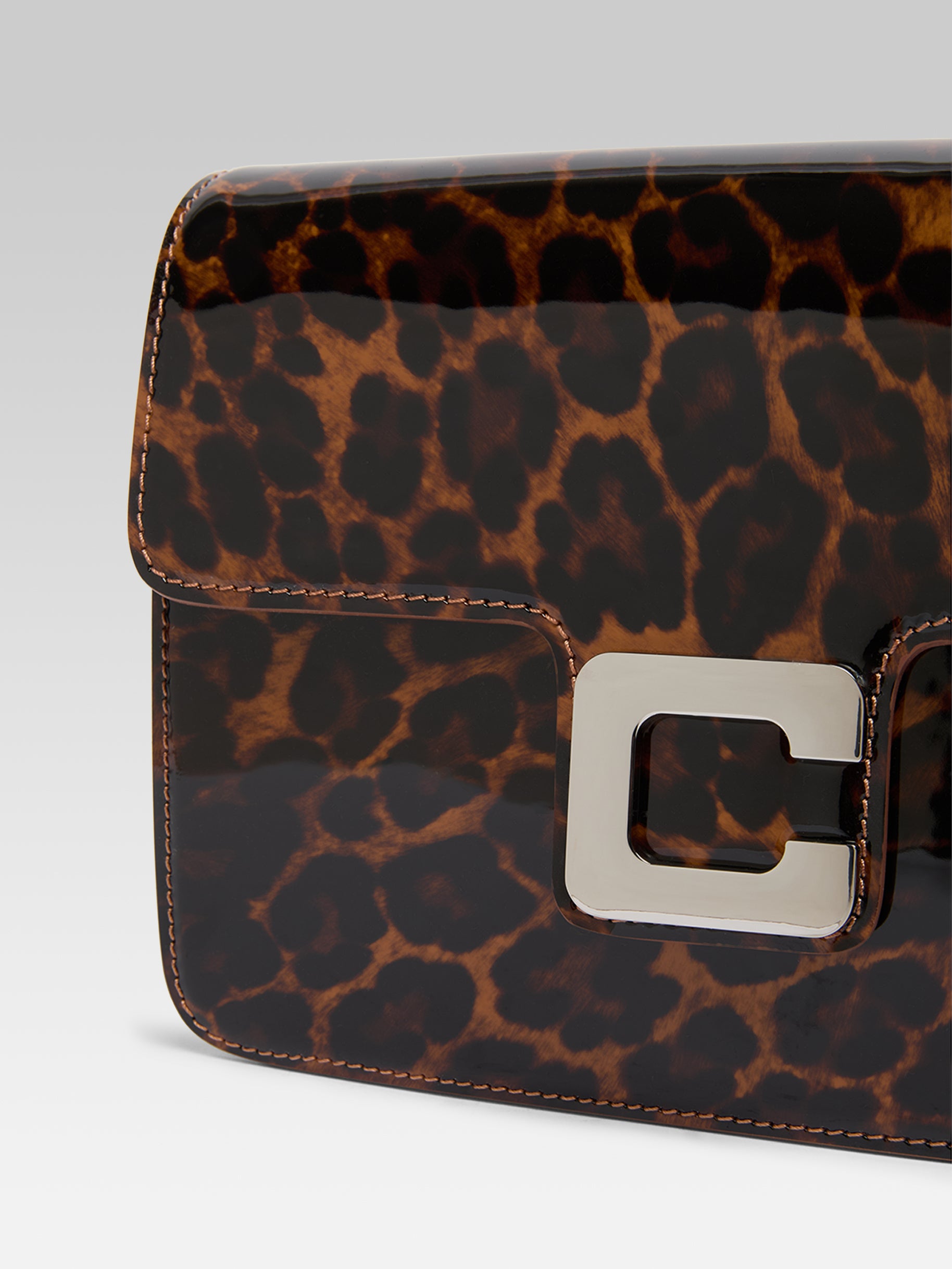 Mabillon - Sac cuir verni léopard - Image numéro 2