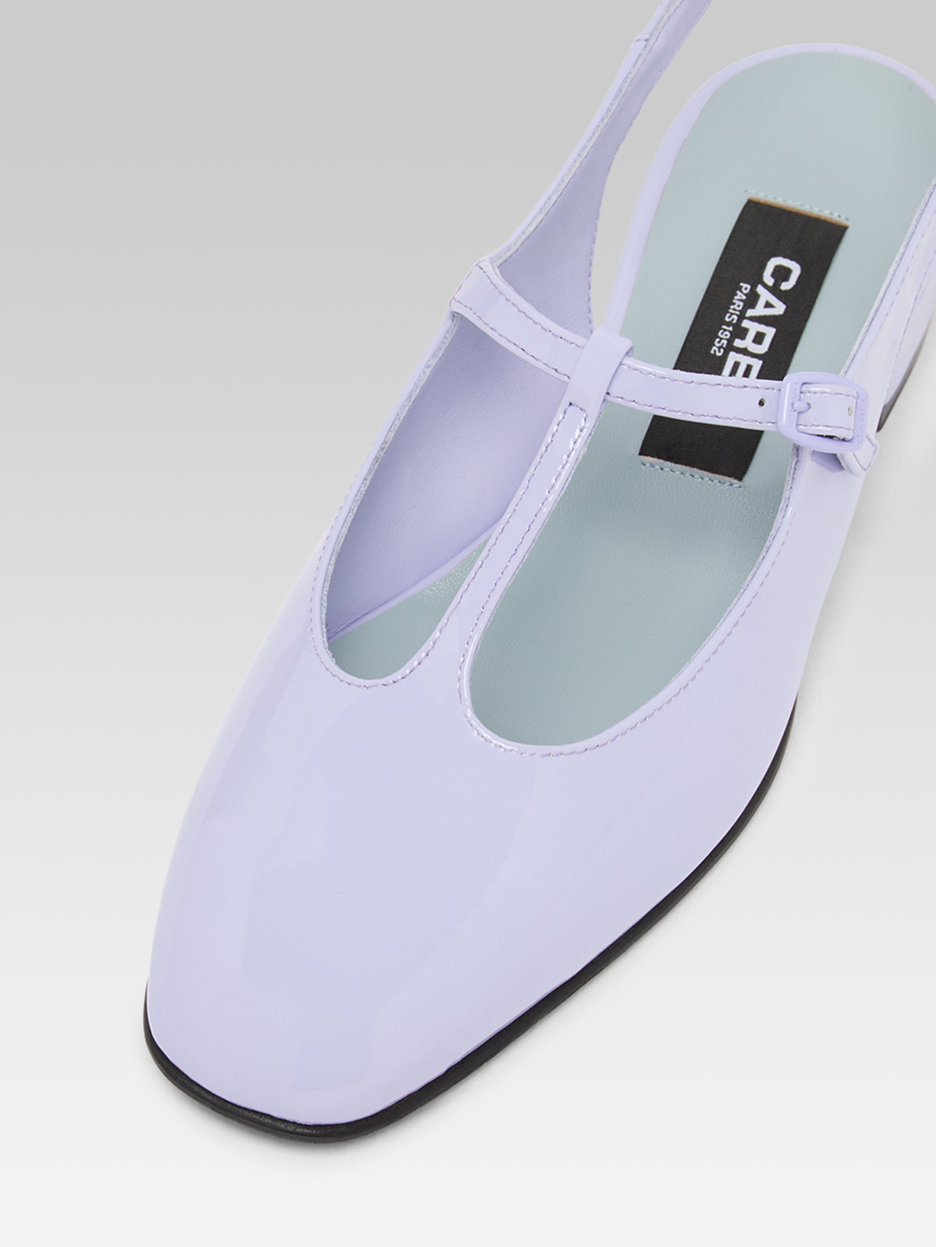 Prune - Slingbacks cuir verni lilas - Image numéro 3