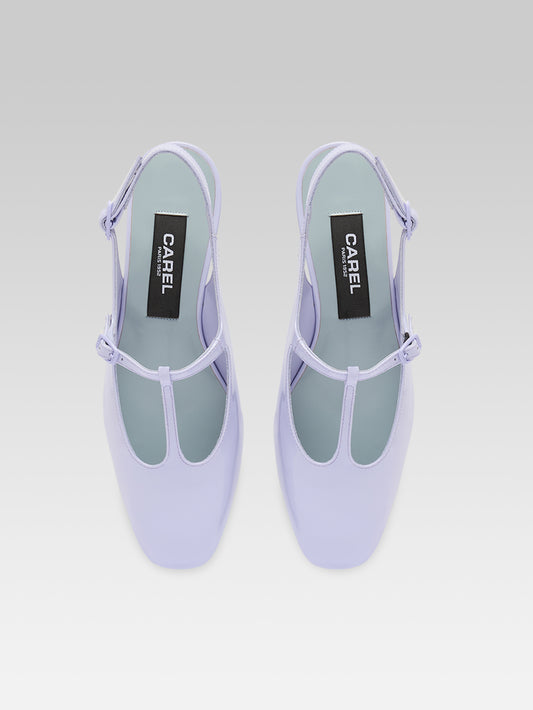 Prune - Slingbacks cuir verni lilas - Image numéro 4