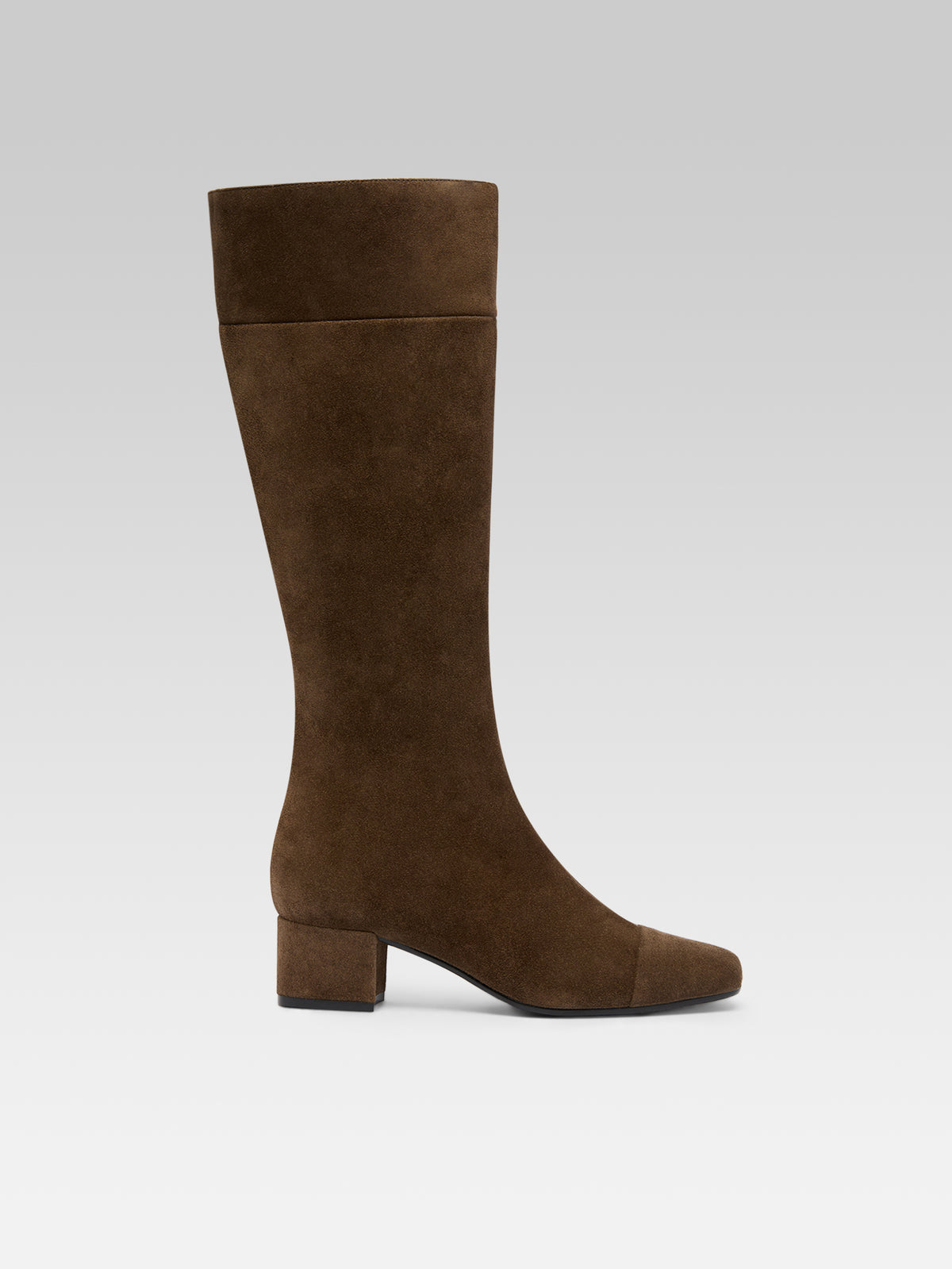 Malaga - Khaki Suede Leather Boots