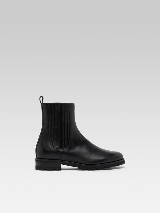 Chouchou - Bottines cuir noir