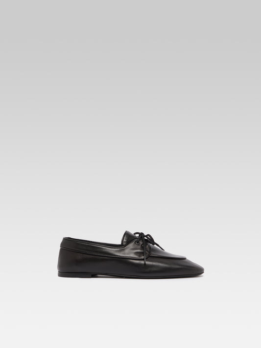 Sonia - Derbies cuir noir