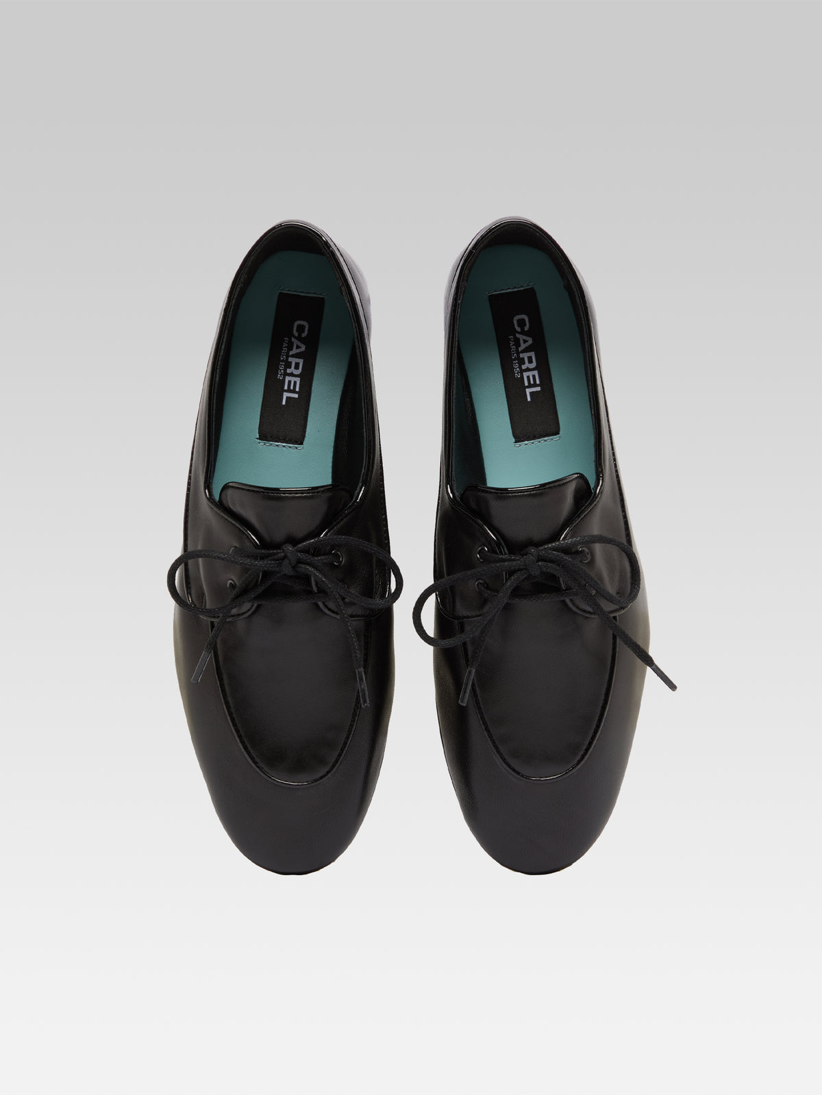Sonia - Black leather derbies