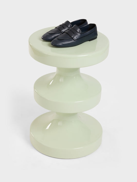 Regina - Mocassins cuir marine bleu - Image numéro 7
