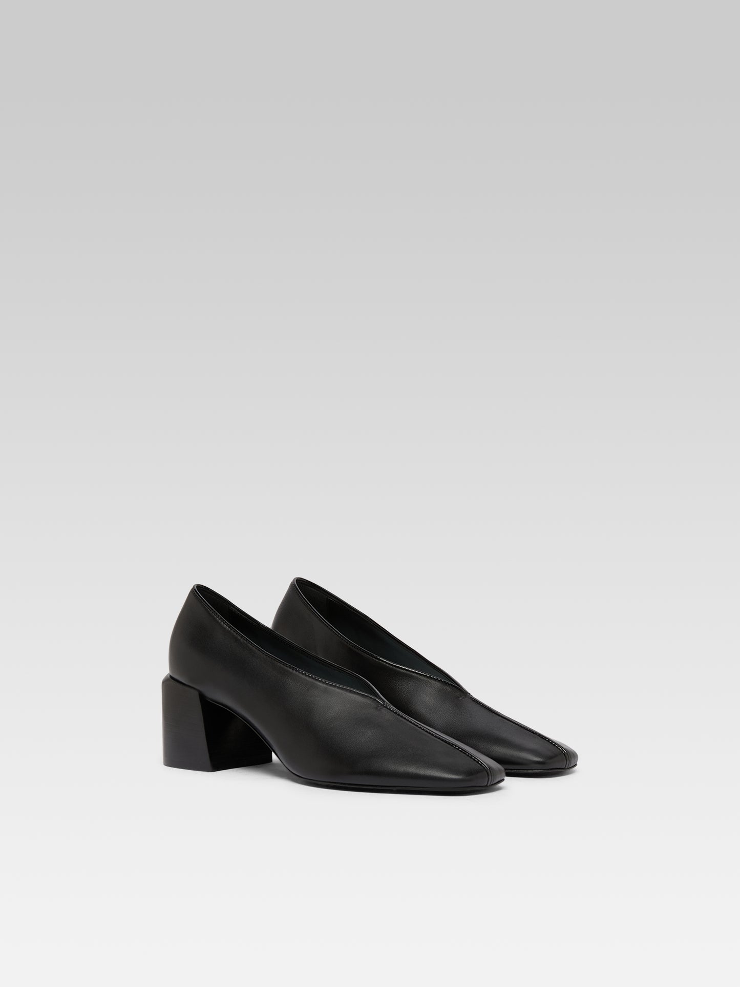 Aurora - Escarpins cuir noir