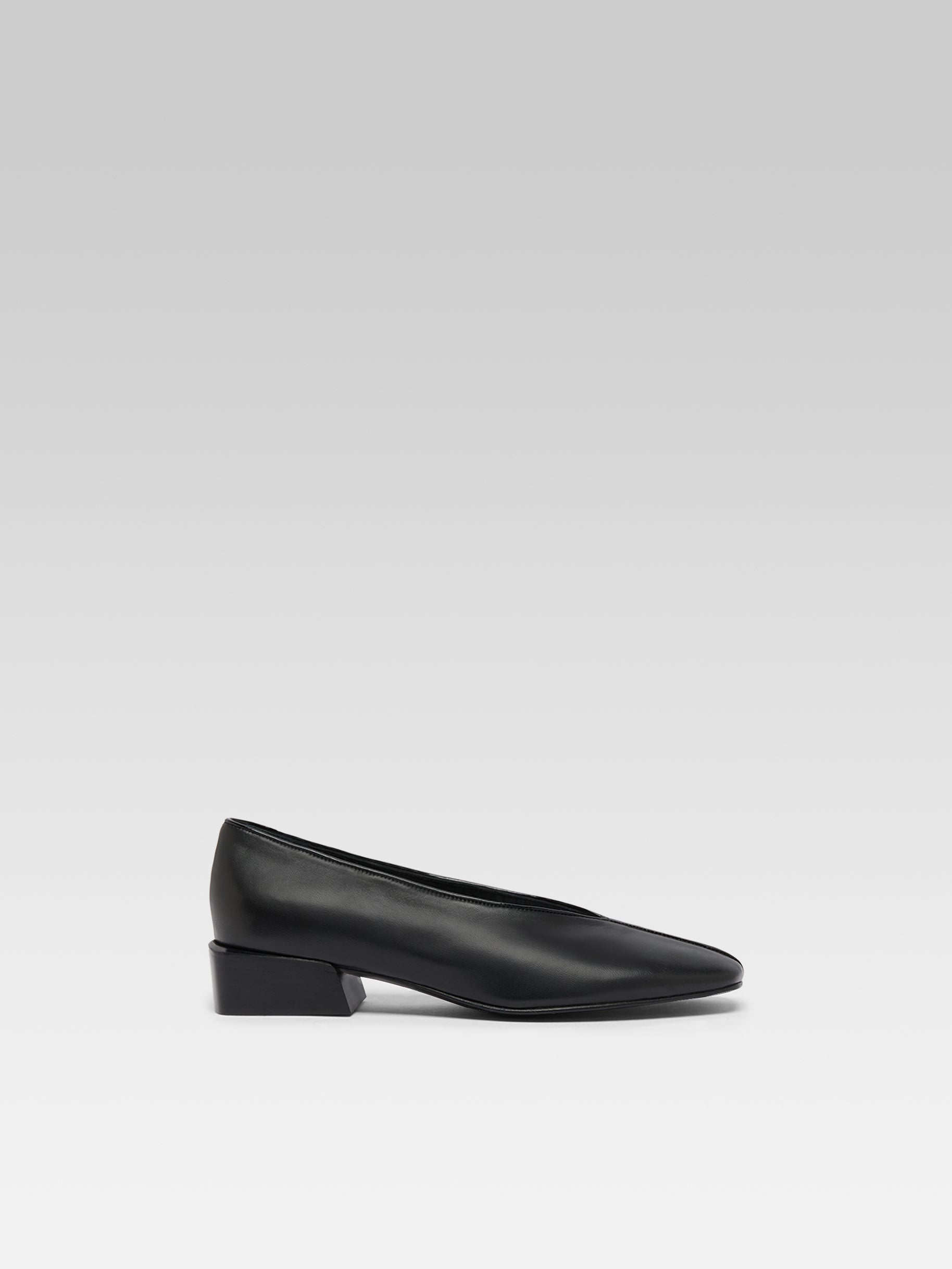 Giulia - Ballerines cuir verni noir - Image numéro 1