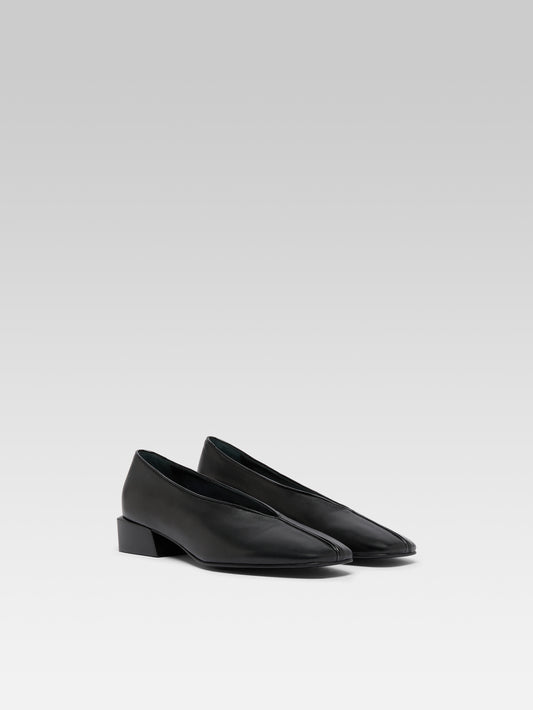 Giulia - Black patent leather ballet flats - Image number 2