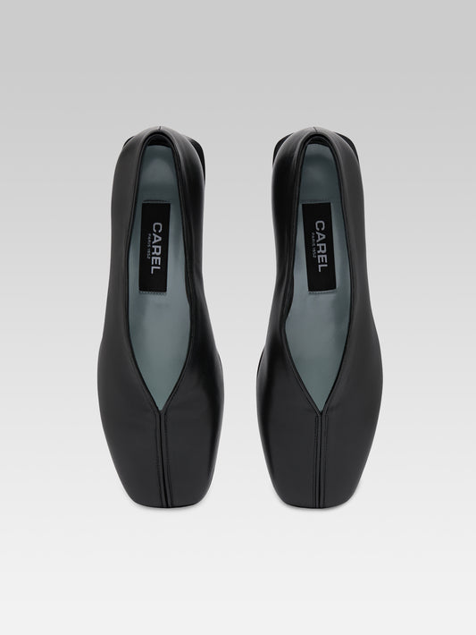 Giulia - Black patent leather ballet flats - Image number 4