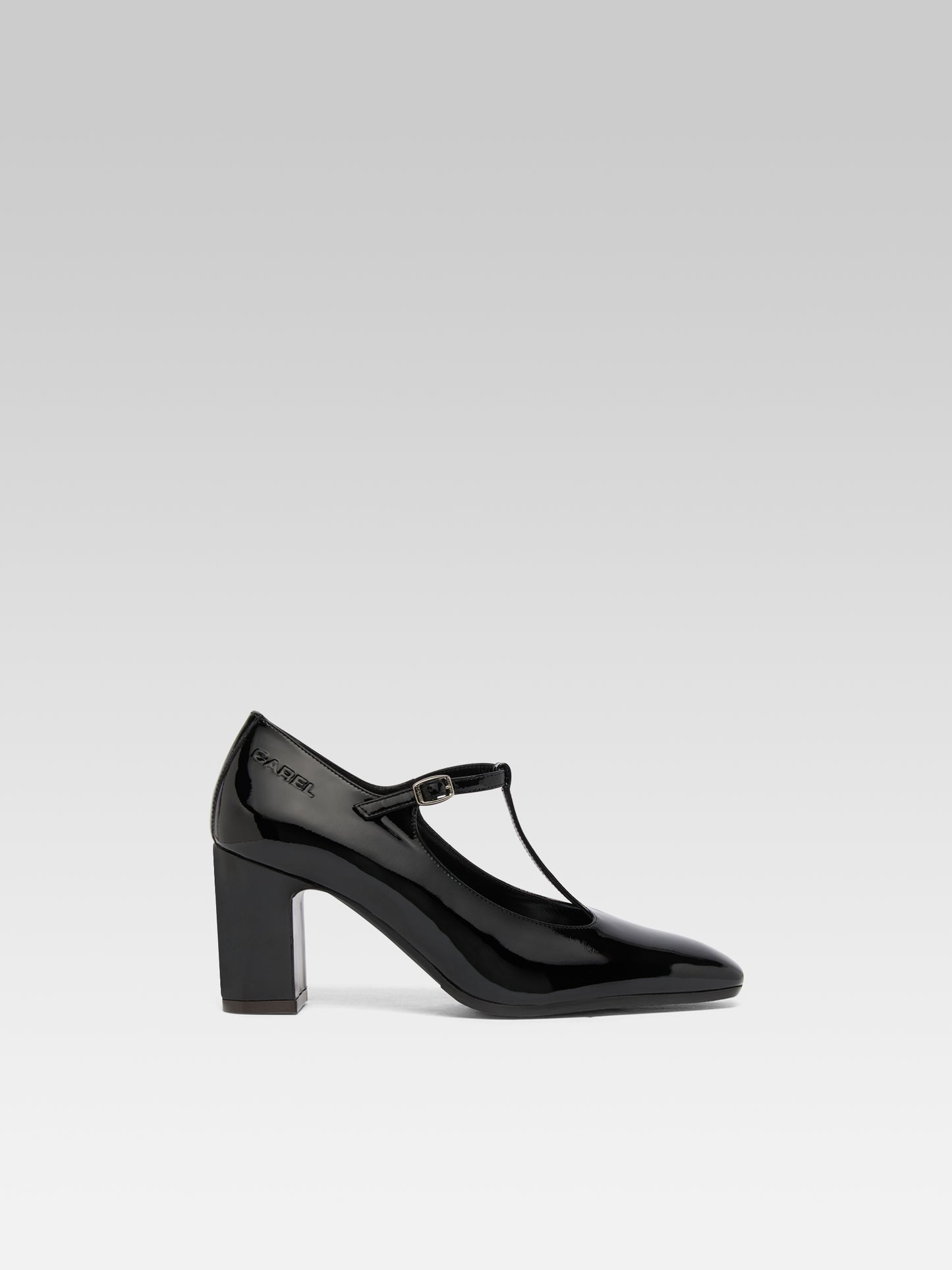 Francesca - Black patent leather pumps