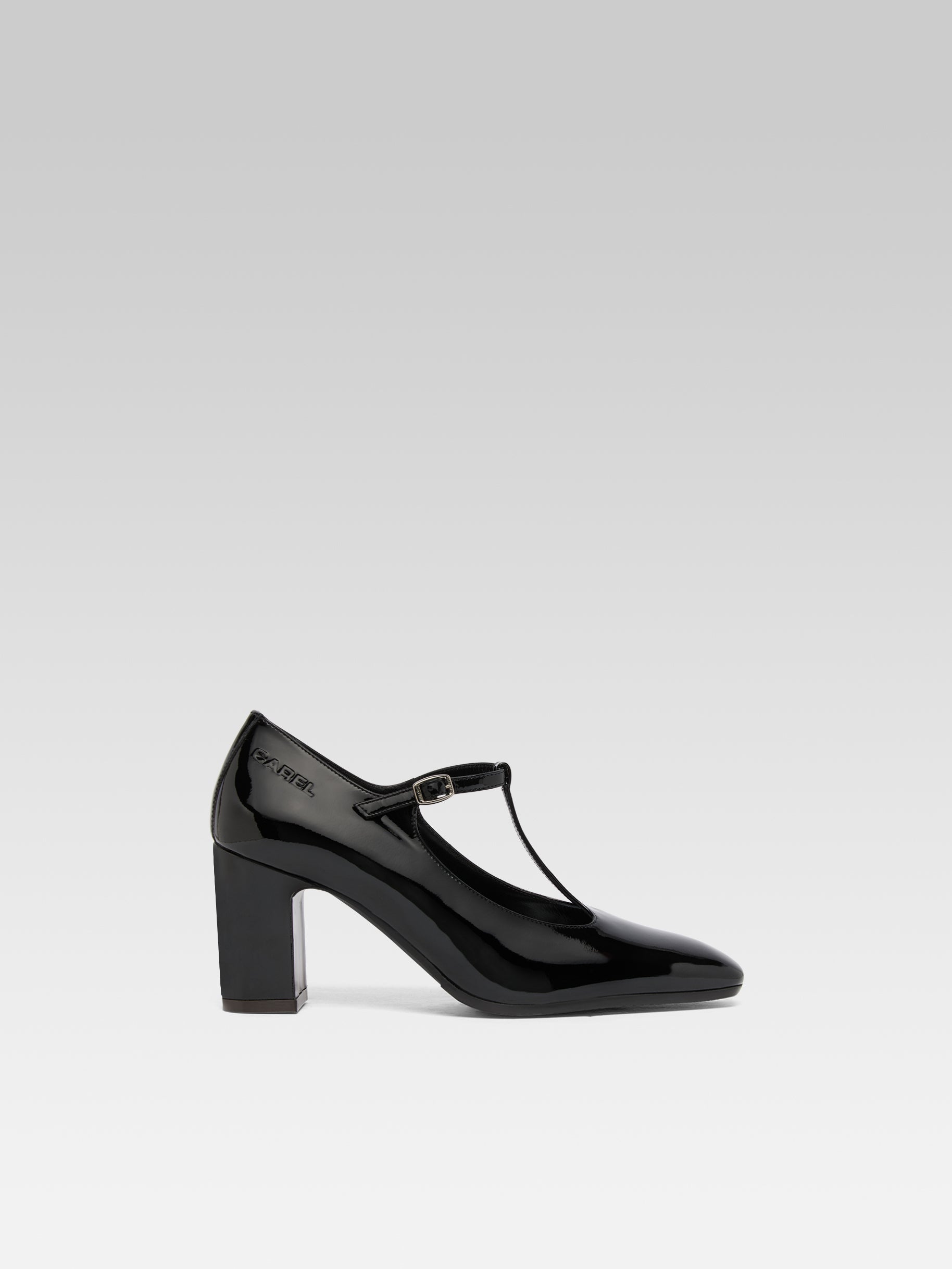 Francesca - Black patent leather pumps - Image number 1
