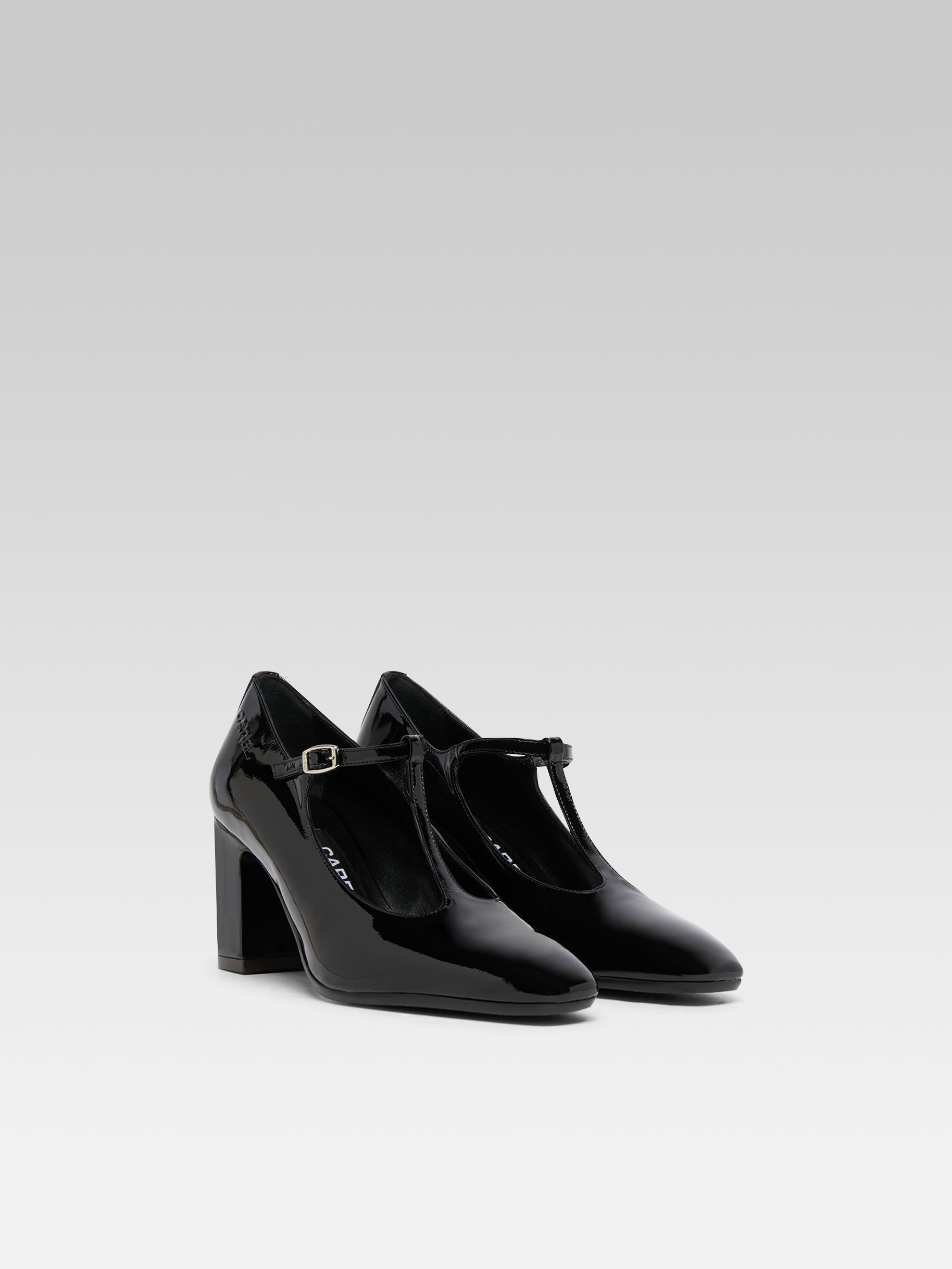Francesca - Black patent leather pumps - Image number 2