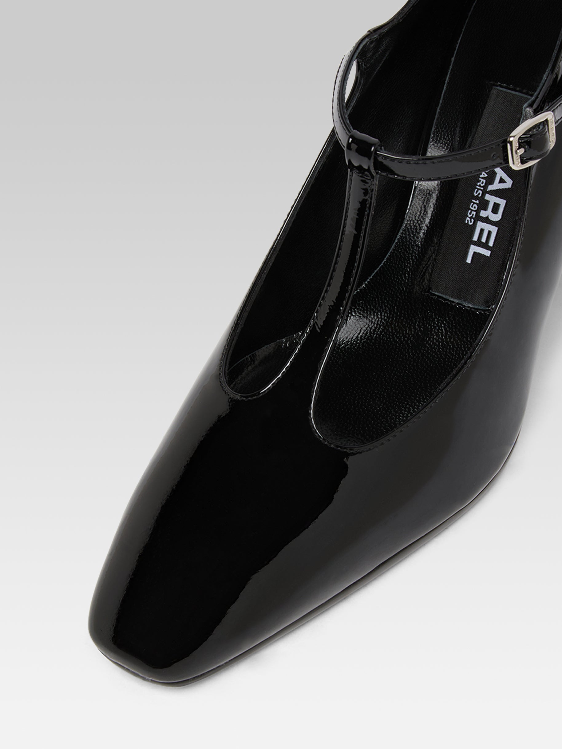 Francesca - Black patent leather pumps - Image number 3