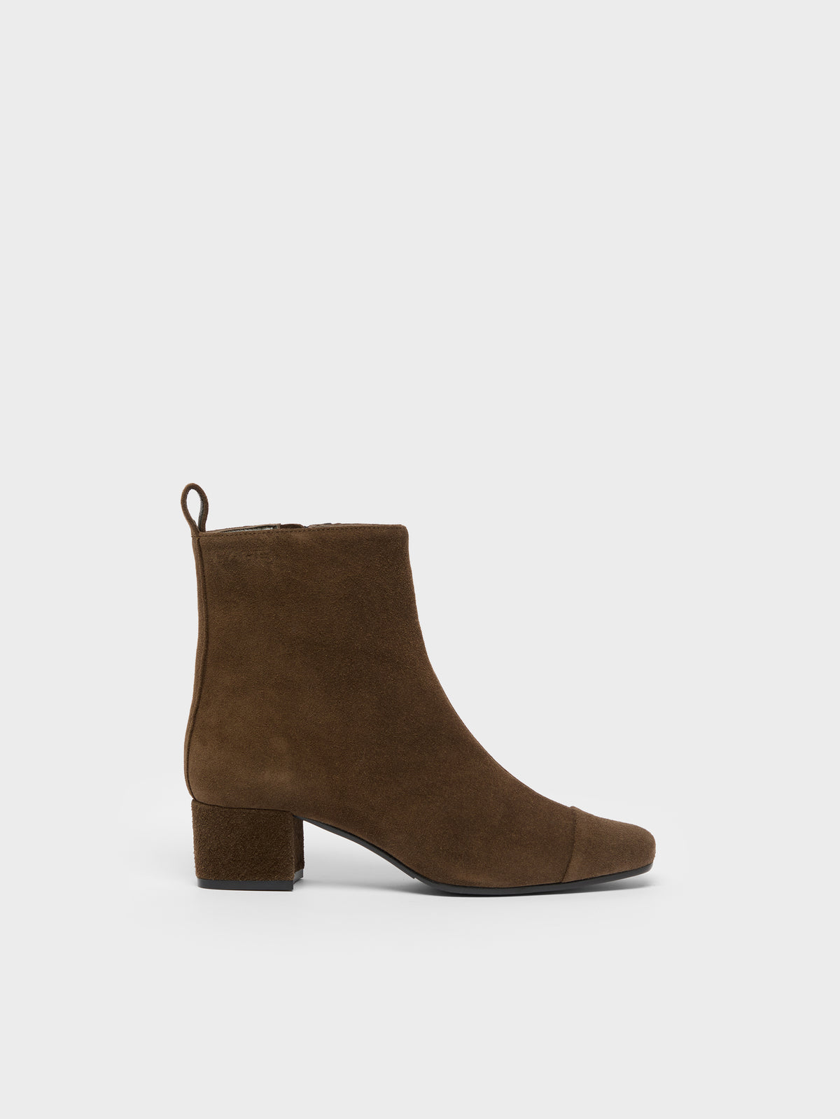 Estime - Khaki Suede Ankle Boots - Image number 1