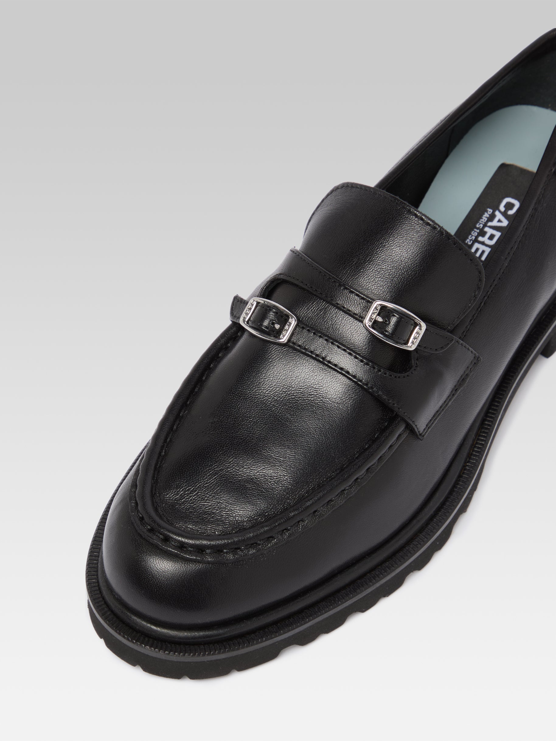 Giovanna - Black leather loafers - Image number 4