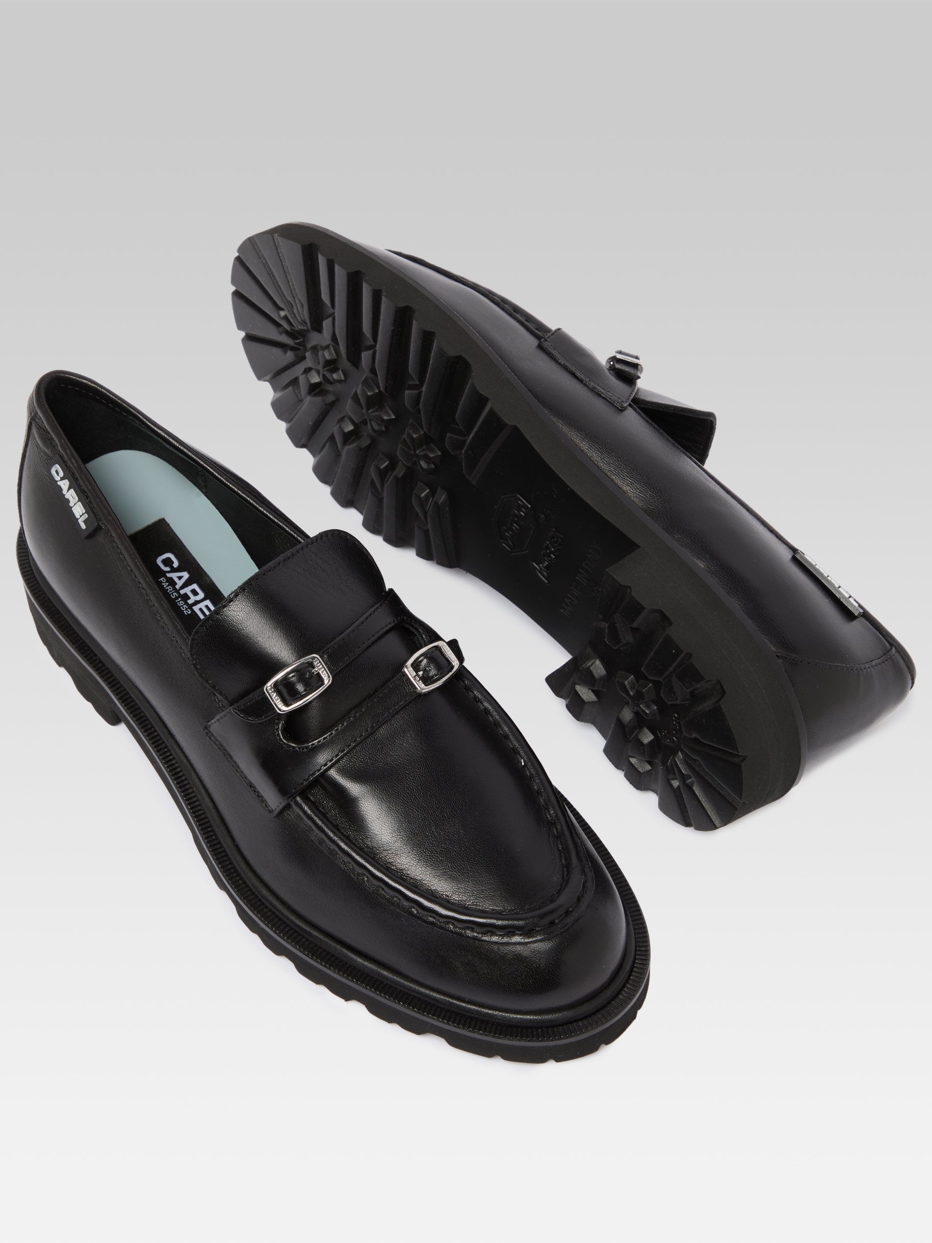 Giovanna - Black leather loafers - Image number 5