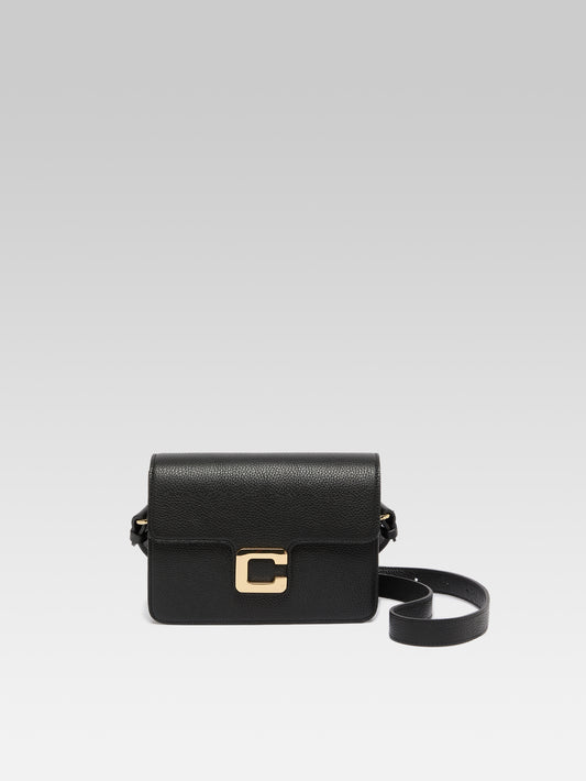 Mabillon - Black grained leather bag - Image number 2