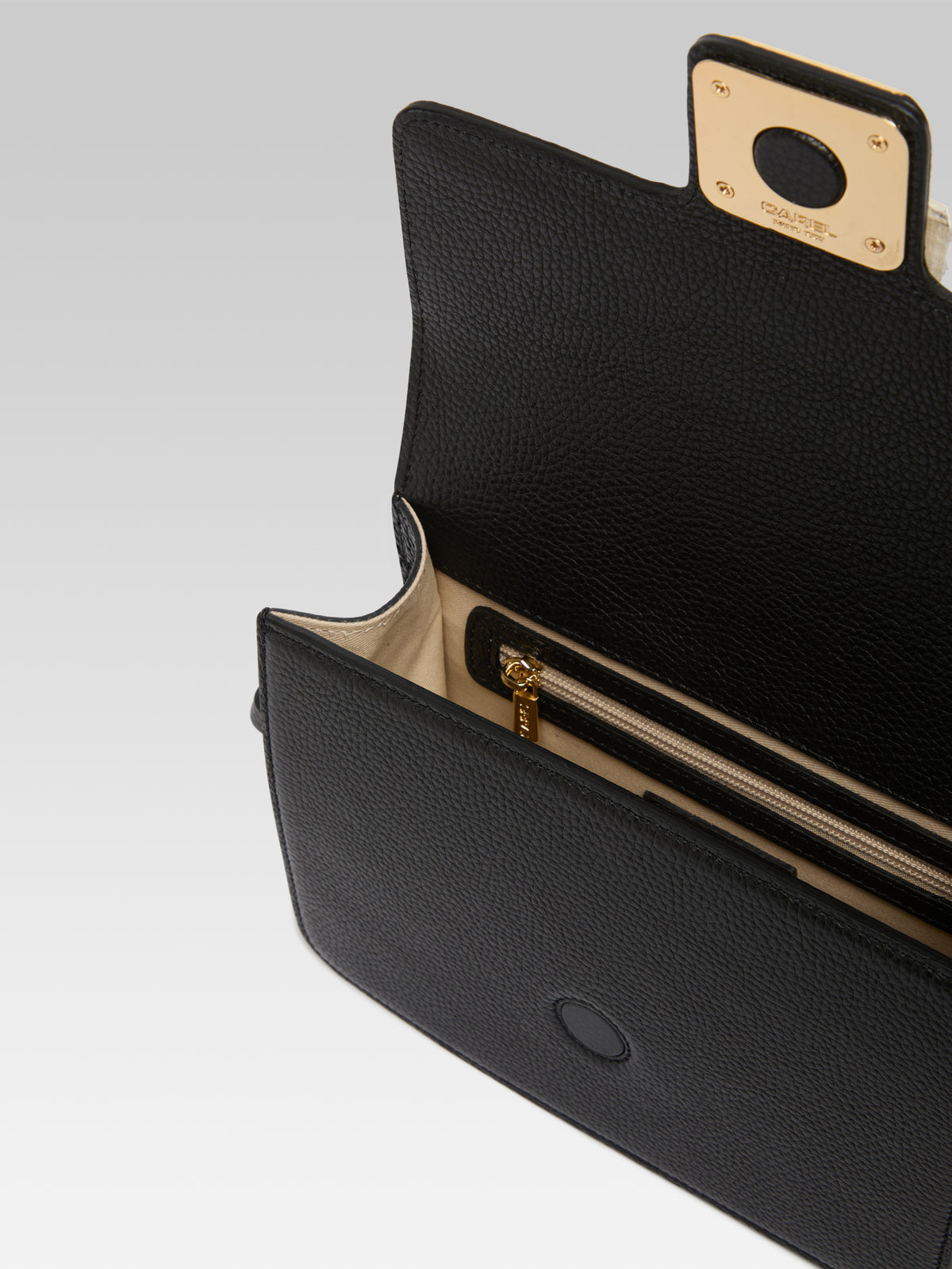 Mabillon - Black grained leather bag - Image number 4