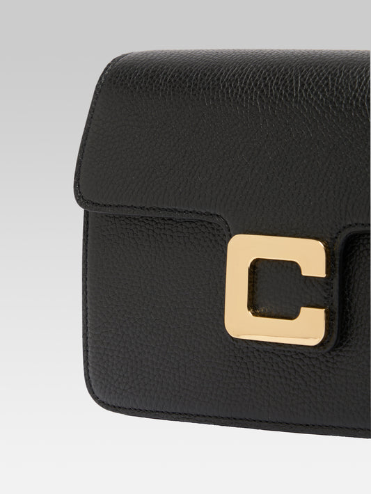 Mabillon - Black grained leather bag - Image number 6