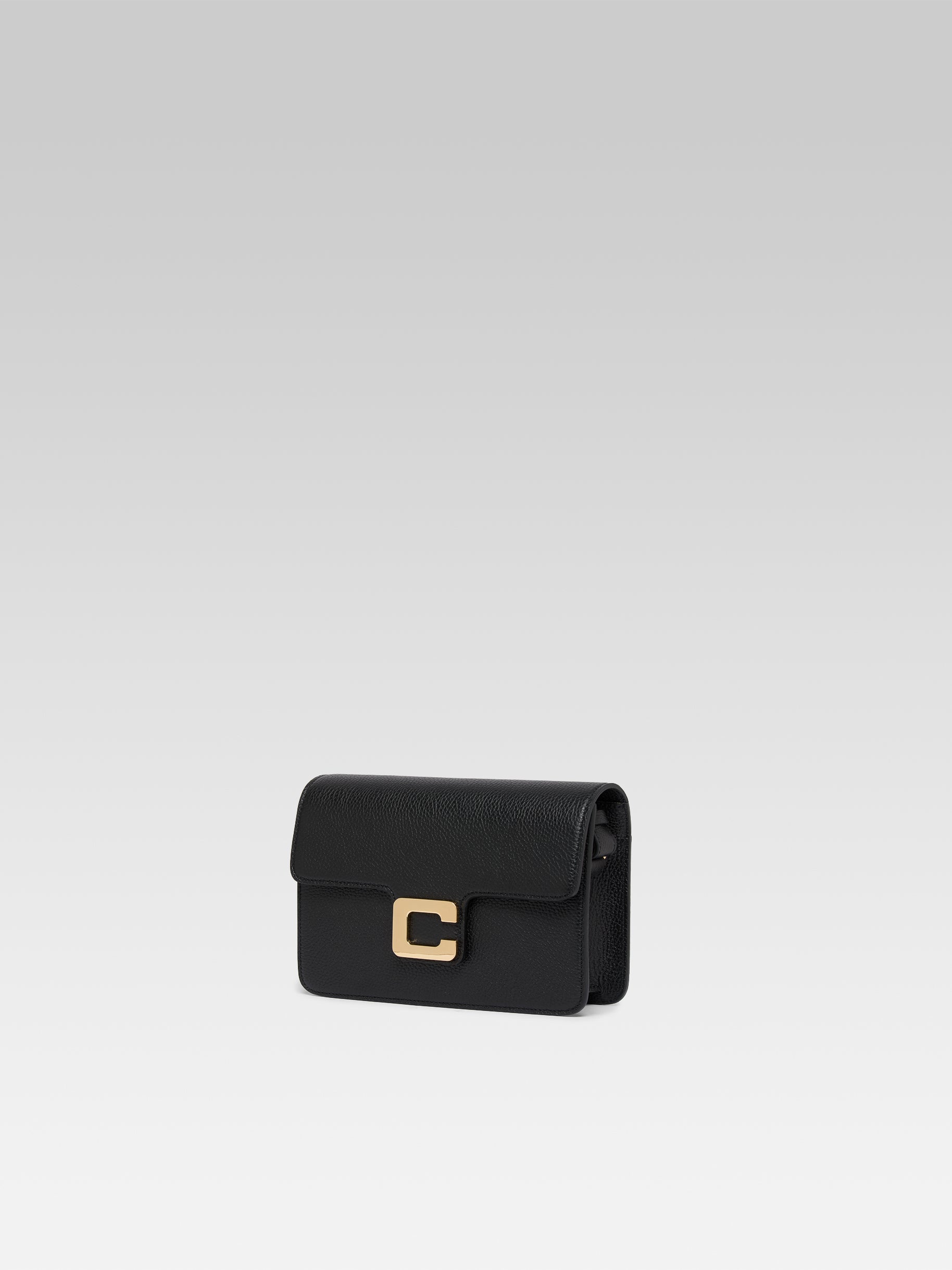 Mabillon - Black grained leather bag - Image number 2