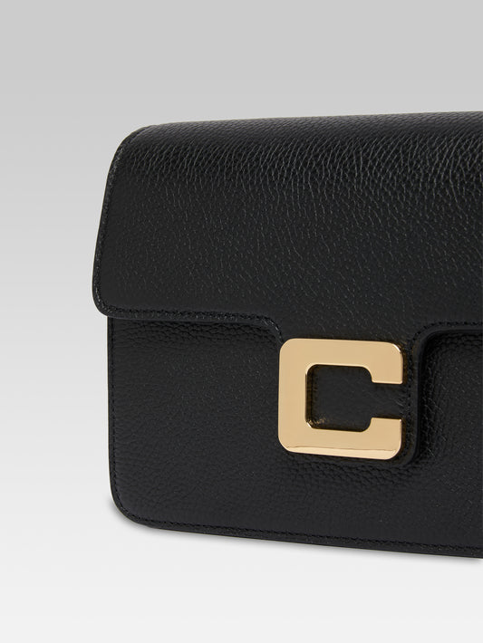Mabillon - Black grained leather bag - Image number 3