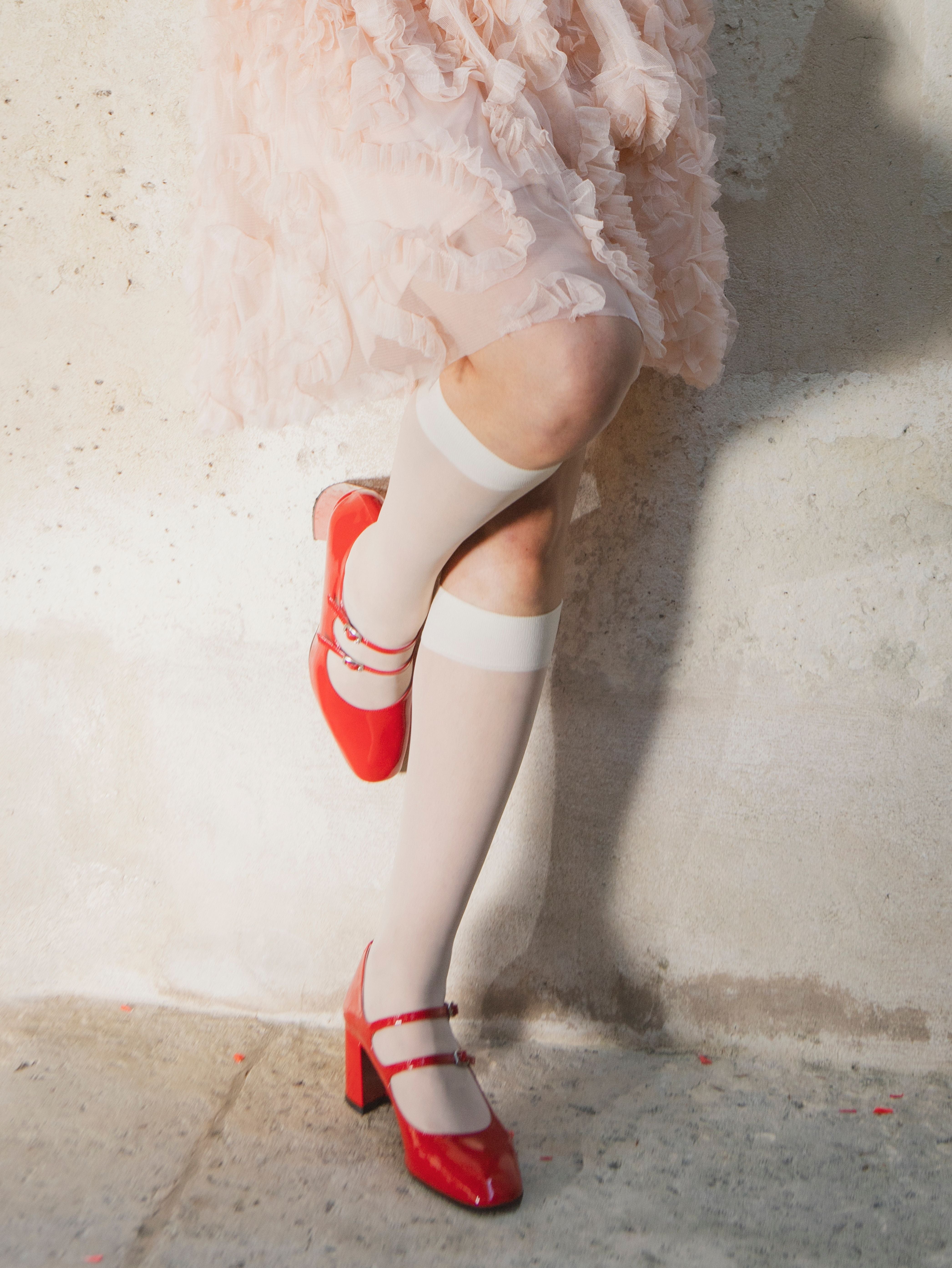 Alice - Red patent leather Mary Jane pumps | Carel Paris
