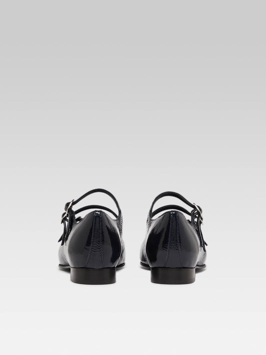 Ariana s - Abyss naplack leather Mary Janes ballet flats - Image number 5