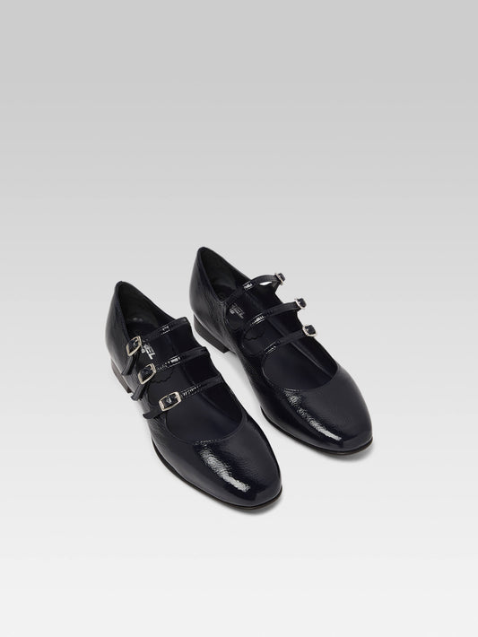 Ariana s - Abyss naplack leather Mary Janes ballet flats - Image number 3